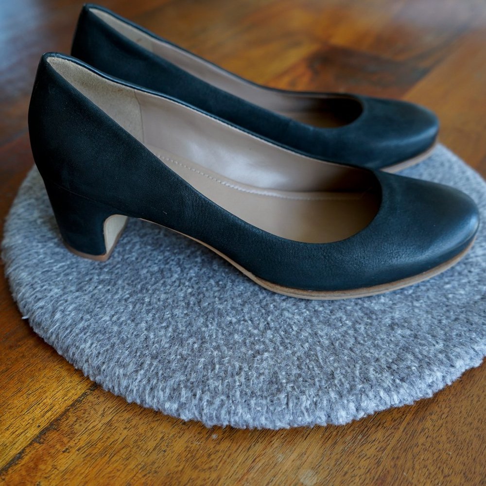 Ecco pumps, black, leather EU39/US8.5